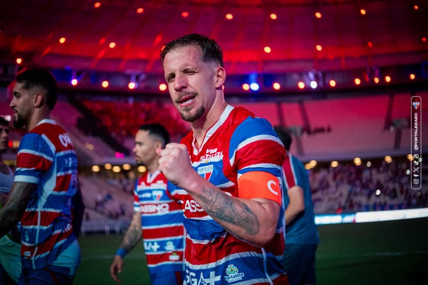 Lucas Sasha, volante do Fortaleza (Foto: Mateus Lotif/Fortaleza EC)