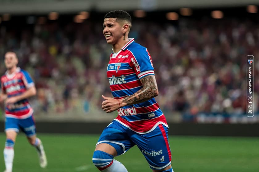 Imanol Machuca está emprestado pelo Fortaleza (Foto: Mateus Lotif/Fortaleza EC)