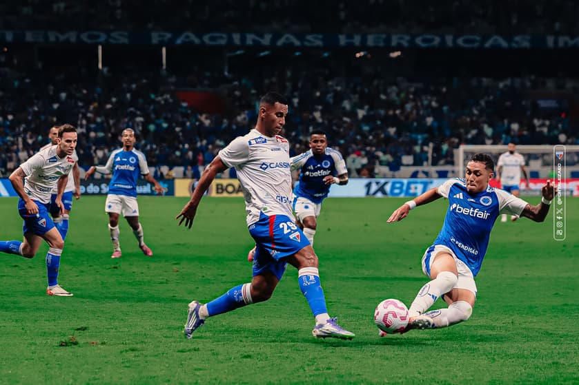Partida entre Cruzeiro e Fortaleza, pelo Brasileirão (Foto: Matheus Amorim/Fortaleza EC)