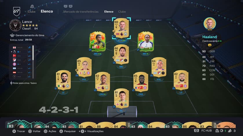 O Ultimate Team é um popular modo do EA Sports FC 26 (Foto: reprodução/Electronic Arts)