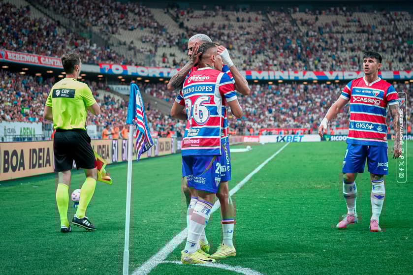 Partida entre Fortaleza e Flamengo, pelo Brasileirão (Foto: Mateus Lotif/Fortaleza EC)