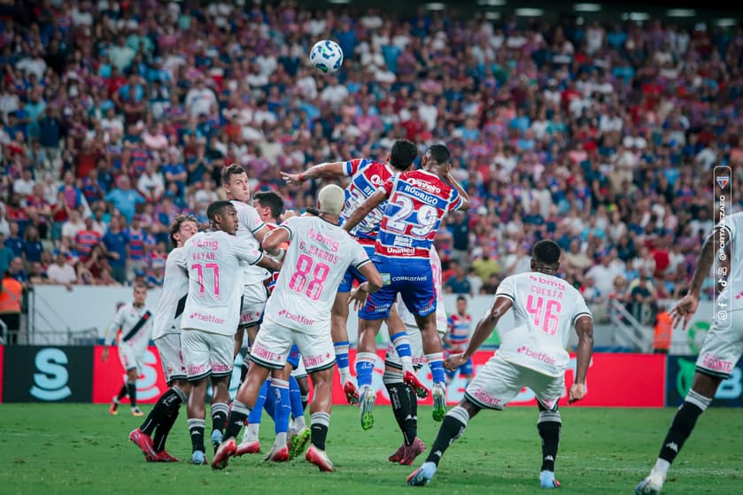 Partida entre Fortaleza e Vasco, pelo Brasileirão (Foto: Mateus Lotif/Fortaleza EC)