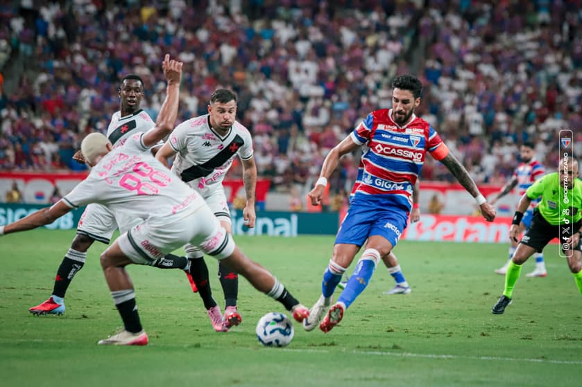 Partida entre Fortaleza e Vasco, pelo Brasileirão (Foto: Mateus Lotif/Fortaleza EC)