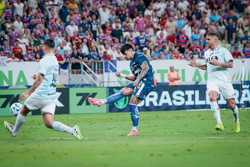 Partida entre Fortaleza e Grêmio, pelo Brasileirão (Foto: Mateus Lotif/Fortaleza EC)