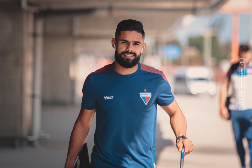 Felipe Jonatan, lateral-esquerdo do Fortaleza (Foto: Viktor Araújo/Fortaleza EC)