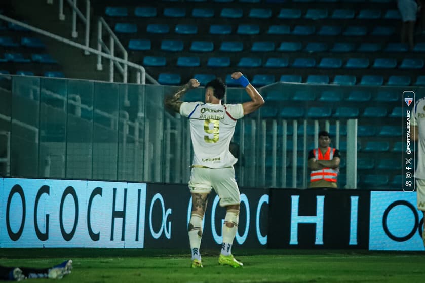 Kayke na partida entre Fortaleza e Maracanã, pelo Campeonato Cearense (Foto: Leonardo Moreira/Fortaleza EC)