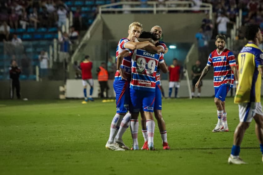 Kayke na partida entre Fortaleza e Quixadá, pelo Campeonato Cearense (Leonardo Moreira/Fortaleza EC)