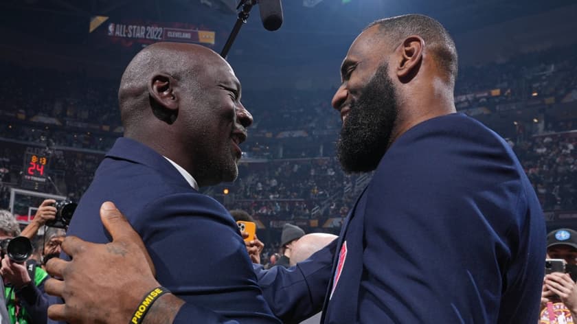 Michael Jordan e Lebron James