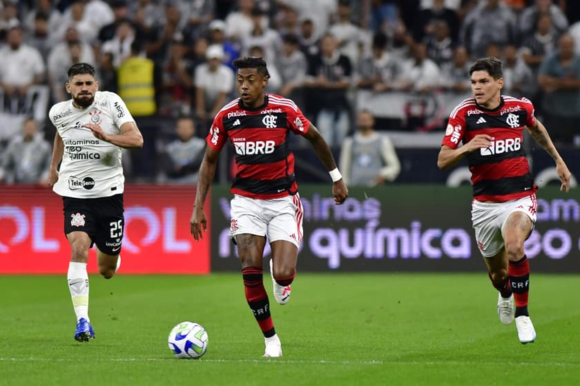 Corinthians 1 x 1 Flamengo - Na Neo Química Arena deu empate entre