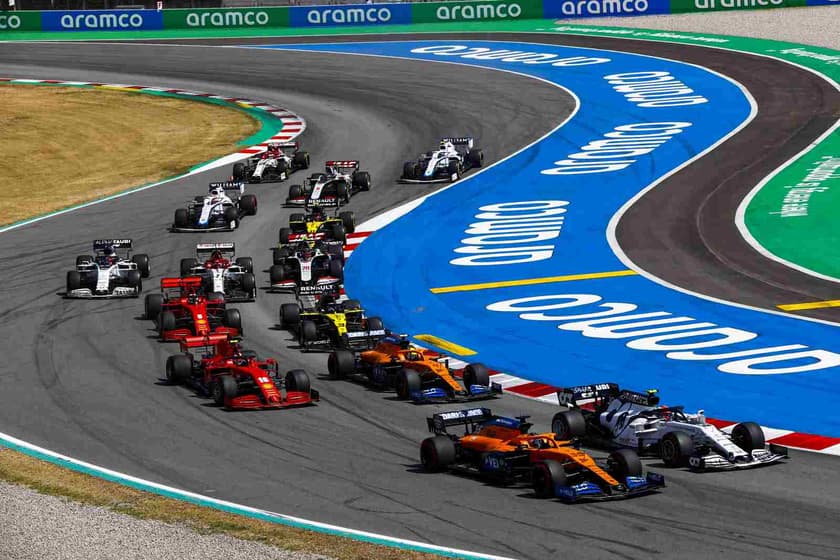 Pelotão em ação no GP da Espanha na F1 2020 (Foto: McLaren)