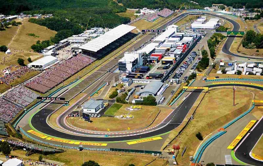 Circuito do GP da Hungria pela F1