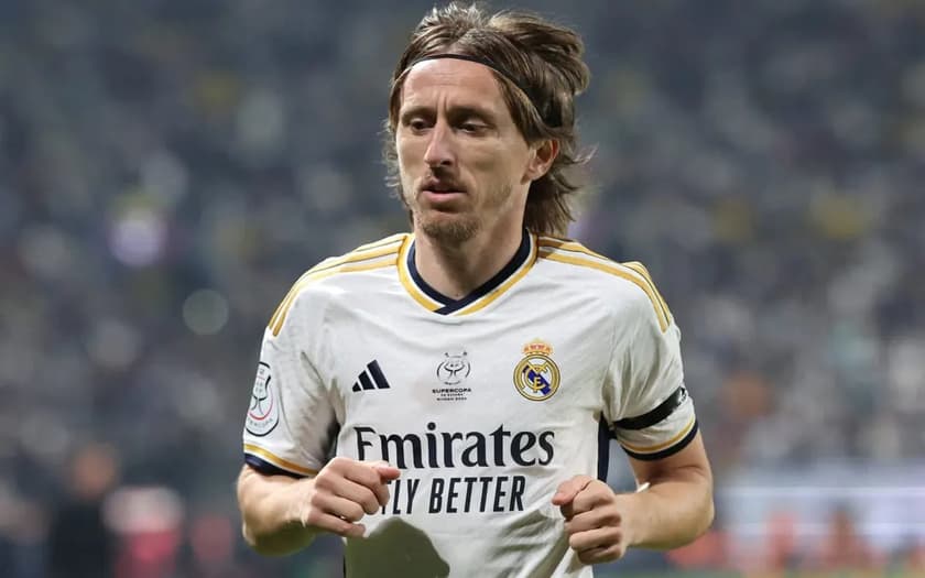 Modric em ação pelo Real Madrid