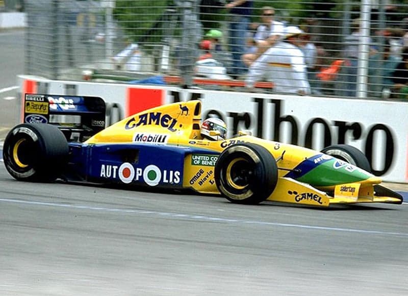 Michael Schumacher na Benetton B191 (Foto: Divulgação)