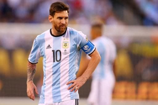 Messi lamenta derrota da Argentina para o Chile na Copa América do Centenário, em 2016