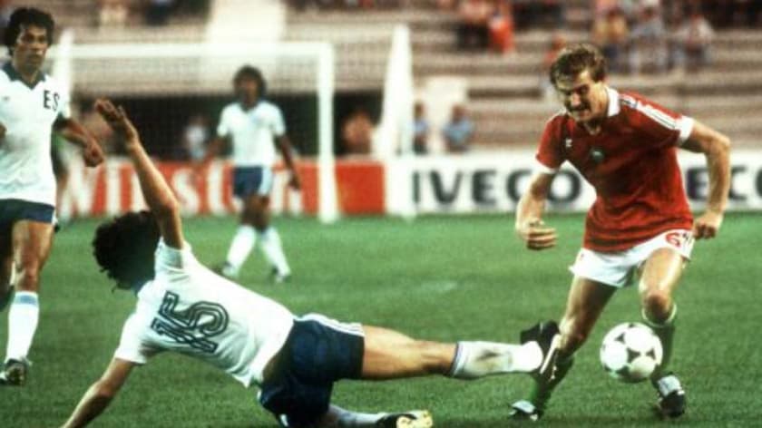 Hungria aplicou a maior goleada da história das Copas - 10 a 1 em El Salvador, no Mundial de 1982 (Foto: Reprodução)