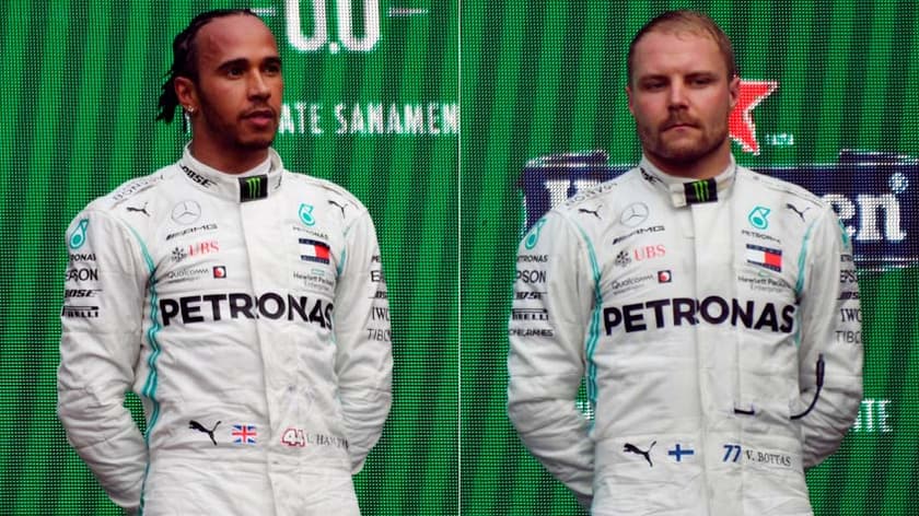 Montagem - Hamilton e Bottas