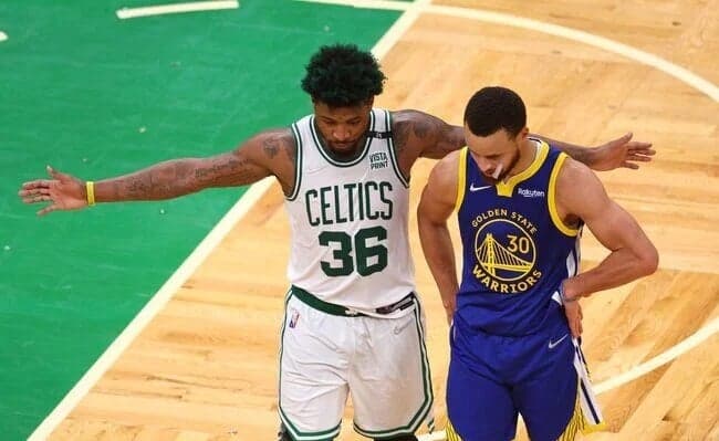 Marcus Smart Stephen Curry