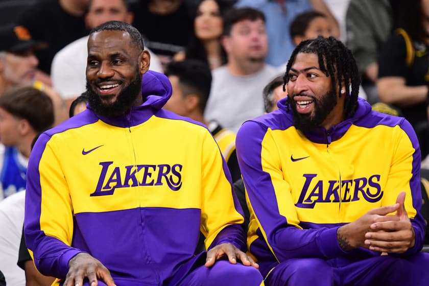 LeBron James e Anthony Davis - Los Angeles Lakers - NBA