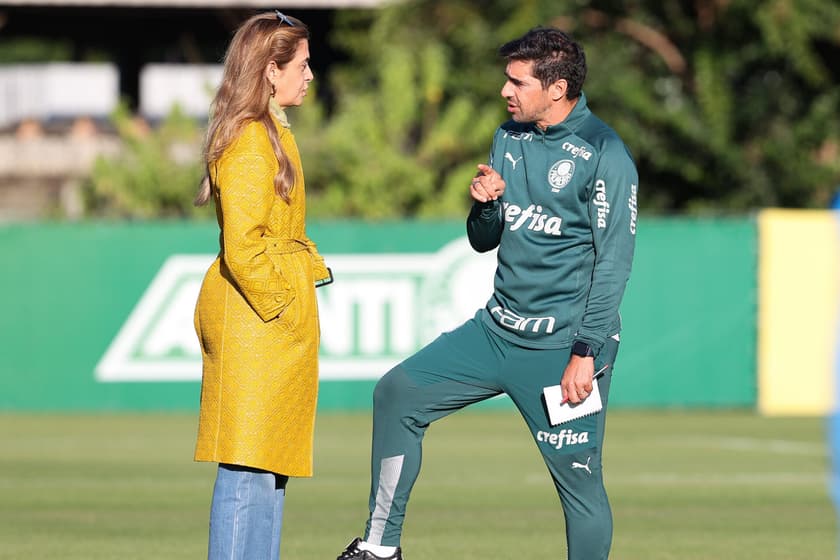 Leila Pereira e Abel Ferreira - Contratações do Palmeiras
