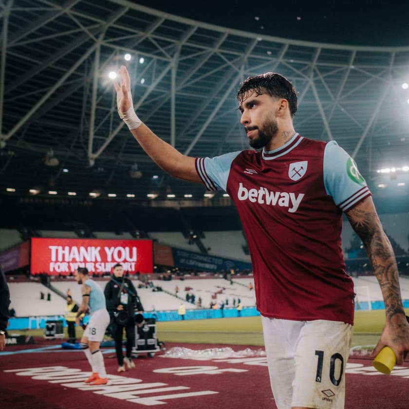 Audiência de Lucas Paquetá por envolvimento com apostas será suspensa até maio (Foto: Reprodução/West Ham)