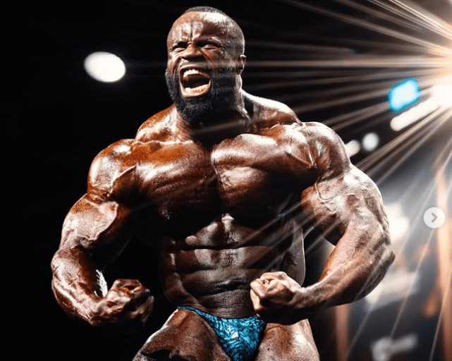 Samson Dauda, atual campeão do Mr. Olympia