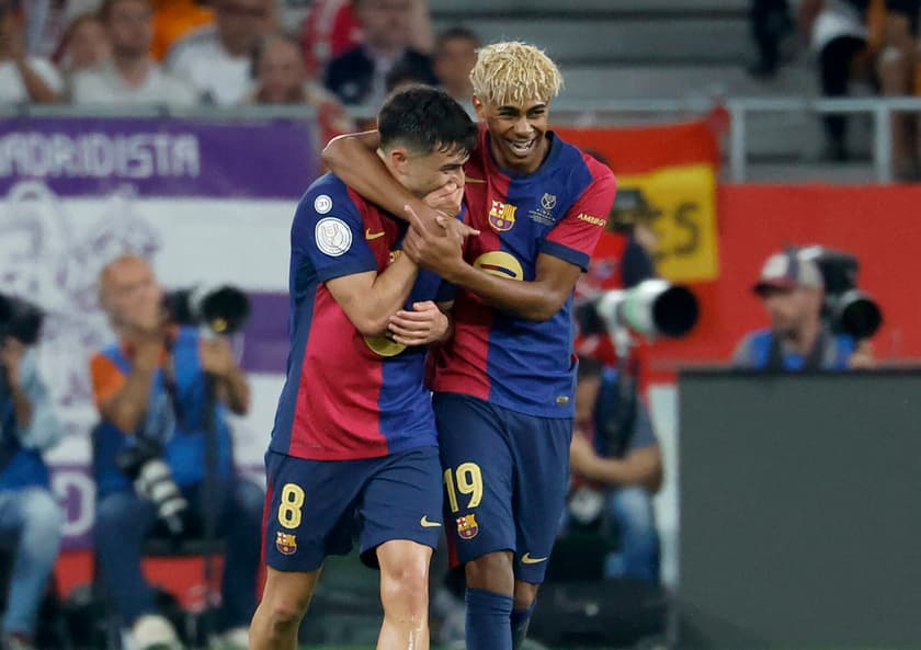 Pedri e Lamine Yamal - Barcelona x Real Madrid