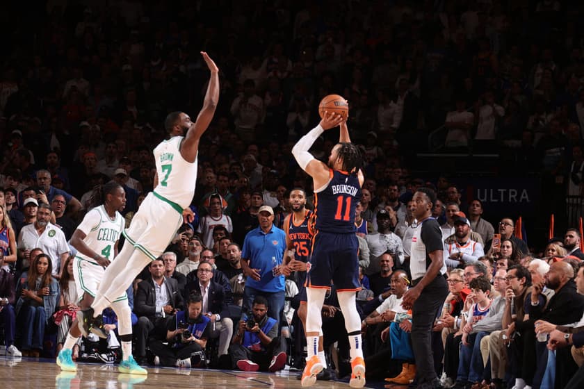 2025 NBA Playoffs - Boston Celtics v New York Knicks - Game Four