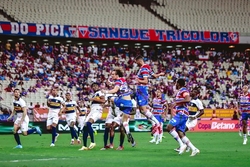 Partida entre Fortaleza e Retrô, na Arena Castelão, pela Copa do Brasil de 2025 (Foto: Matheus Amorim/Fortaleza EC)