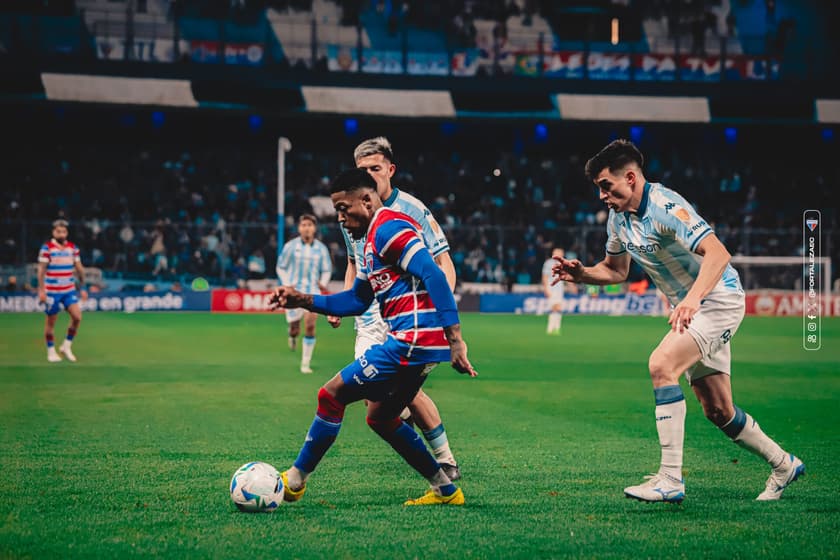 Partida entre Racing e Fortaleza, pela Copa Libertadores (Foto: Matheus Amorim/Fortaleza EC)