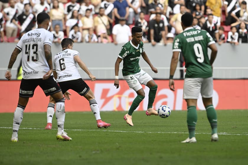 Vasco e Palmeiras se enfrentaram pelo Brasileirão, neste domingo (Foto: Mateus Bonomi/AGIF)