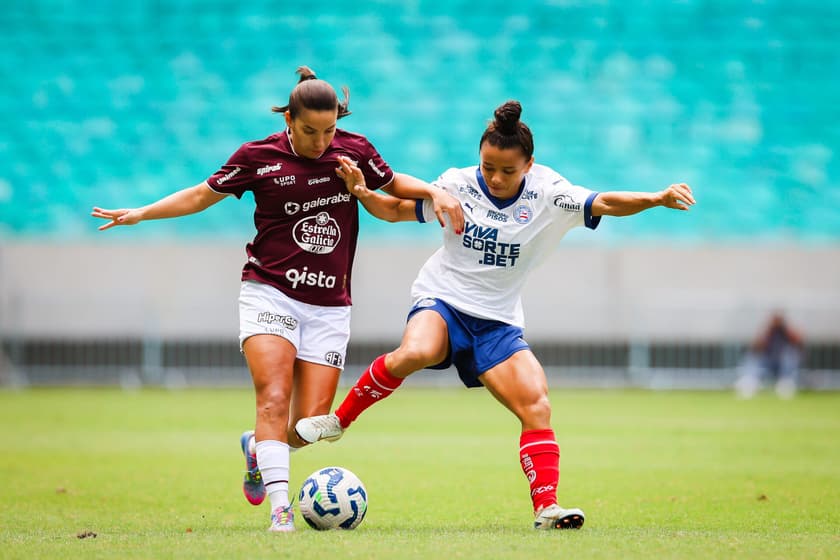 Bahia e Ferroviária jogaram a Fonte Nova Brasileirão feminino. (Foto: Letícia Martins / EC Bahia)