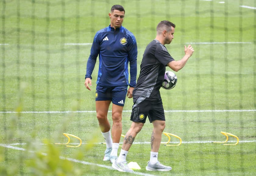 FUSSBALL: CRISTIANO RONALDO TRAINIERT IN SAALFELDEN