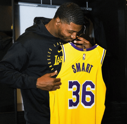 Marcus Smart será o camisa 36 do Los Angeles Lakers (Foto: Reprodução / Instagram)