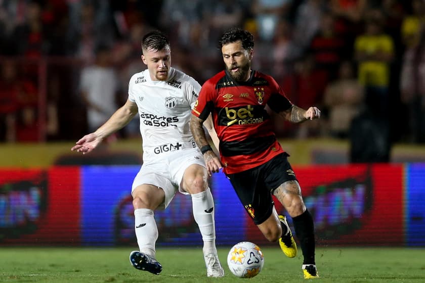 Partida entre Sport e Ceará, pela Copa do Nordeste (Foto: Marlon Costa/AGIF)