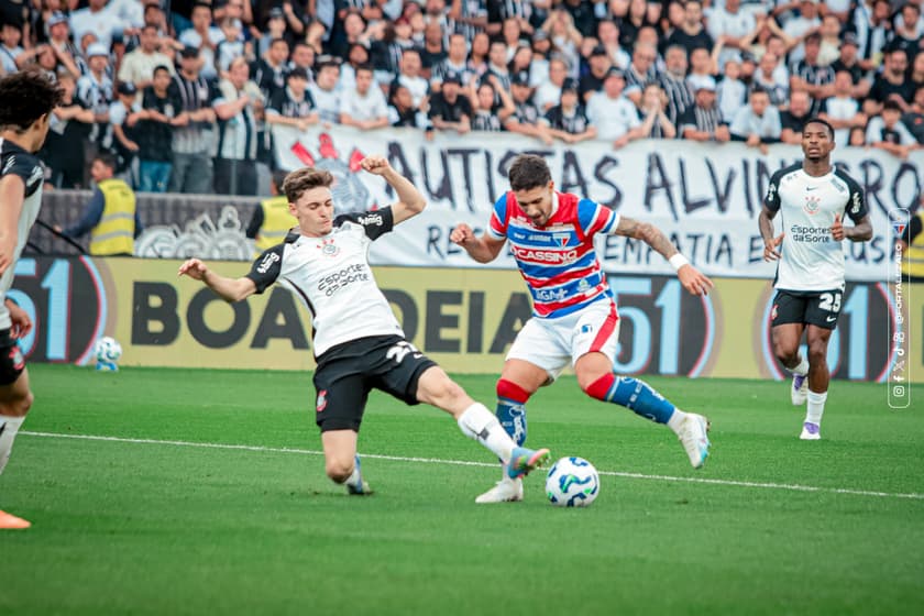 Partida entre Corinthians e Fortaleza, pelo Brasileirão (Foto: Mateus Lotif/Fortaleza EC)