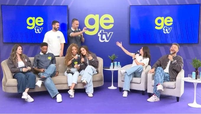 Elenco da GE TV (Foto: Reprodução/GETV)