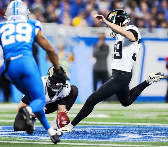 O calouro Cam Little, kicker do Jacksonville Jaguars (Foto: Reprodução / Instagram)