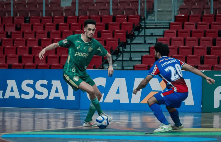 Atlético- PI e Fortaleza empataram na última rodada do Brasileiro de Futsal (Foto: Felipe Honorato / FEC)
