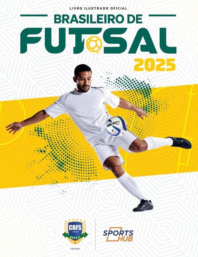 Capa do primeiro álbum do Campeonato Brasileiro de Futsal (Foto: Divulgação)