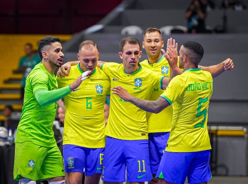 Brasil é o primeiro finalista da Copa das Nações de Futsal
