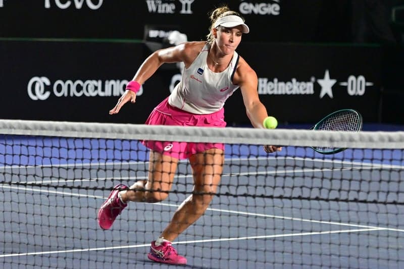 Bia Haddad em ação no SP Open (Foto: Divulgação/João Pires/Fotojump)