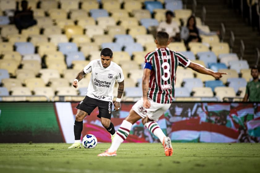 Partida entre Fluminense e Ceará, pelo Brasileirão (Foto: Gabriel Silva/Ceará SC)