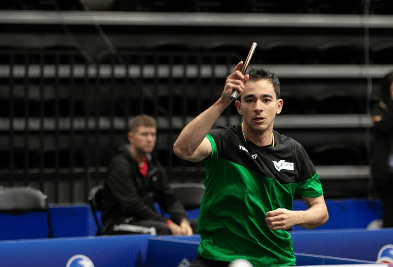 Hugo Calderano no Pan-Americano de Tênis de Mesa (Foto: Reprodução / Instagram)
