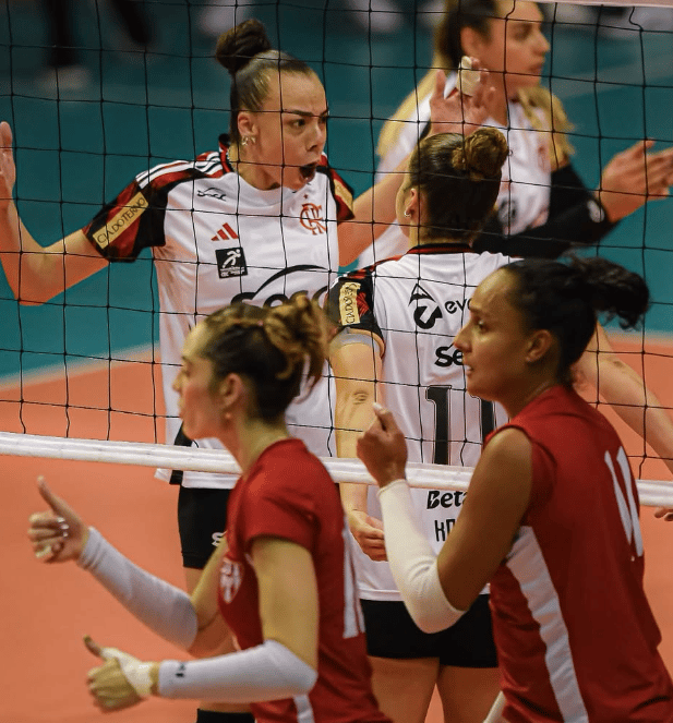 Flamengo vai enfrentar o Fluminense na final do Campeonato Carioca de Vôlei Feminino (Foto: Reprodução / Instagram)