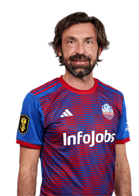 Andrea Pirlo com a camisa do Jijantes FC (Foto: Divulgação)