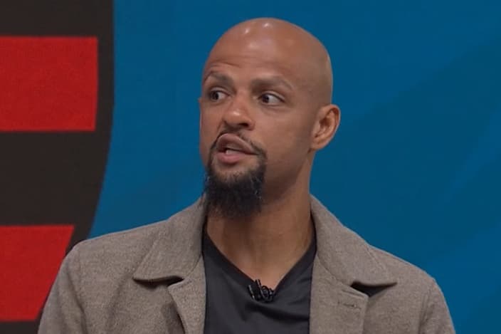 Felipe Melo analisou a partida entre Flamengo x São Paulo (Foto: Reprodução Sportv)
