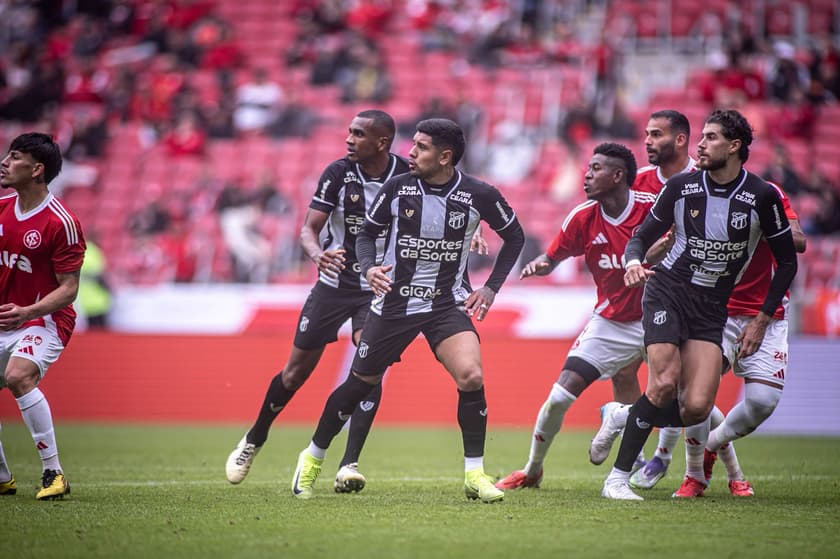 Partida entre Internacional e Ceará, pelo Brasileirão (Foto: Felipe Santos/Ceará SC)