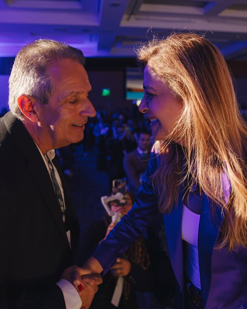 Leila e Bap flamengo palmeiras