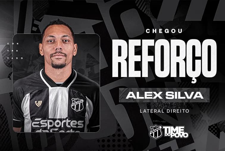 Alex Silva é o novo reforço do Ceará (Foto: divulgação/Ceará SC)