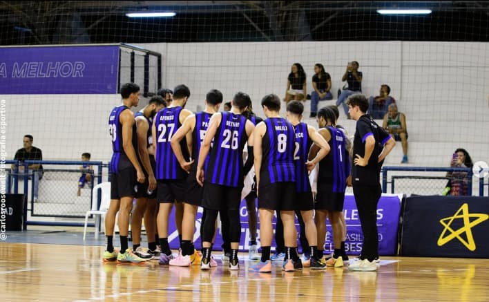 O EC Pinheiro está na 1ª colocação do NBB e se assegurou matematicamente no Super 8 2026 (Foto: Carlos Roosewelt / FBC)